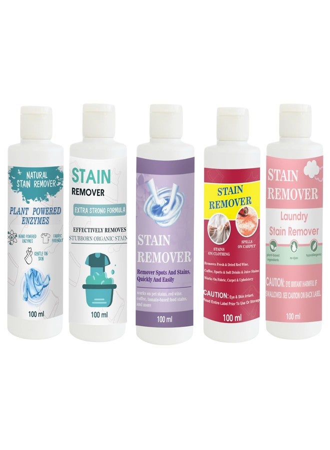 TOOVUS Stain Remover Combo Pack of Shirt, Doll, Purple, Red and Pink Stain Remover | Multi-Surface Cleaning Solution for Clothes, Fabrics, Upholstery (100 g Each) - Image 1